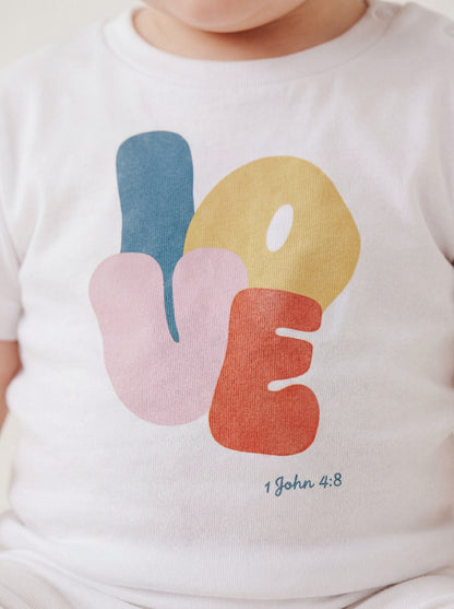 BABY REGULAR FIT T-SHIRT LOVE - model-2.jpg - 3