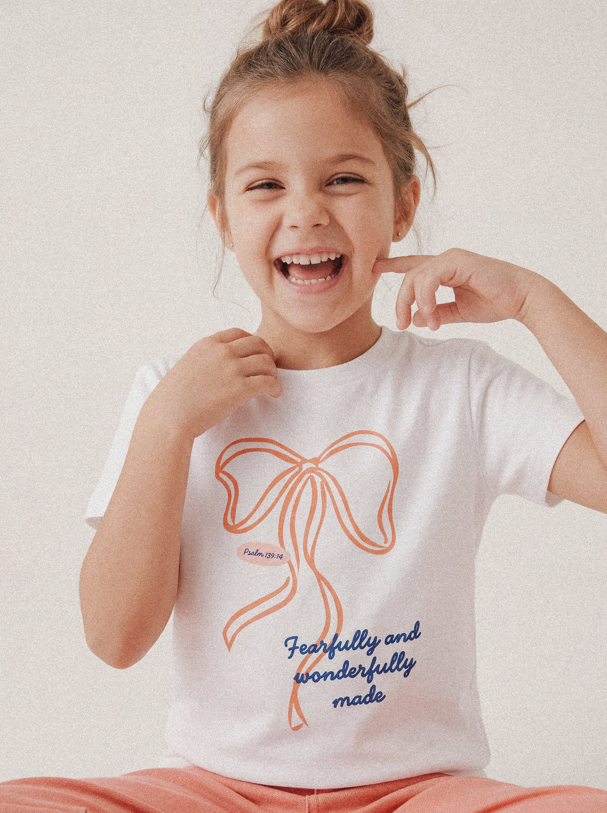 KIDS REGULAR FIT T-SHIRT FEARFULLY AND WONDERFULLY MADE - model-2.jpg - 3