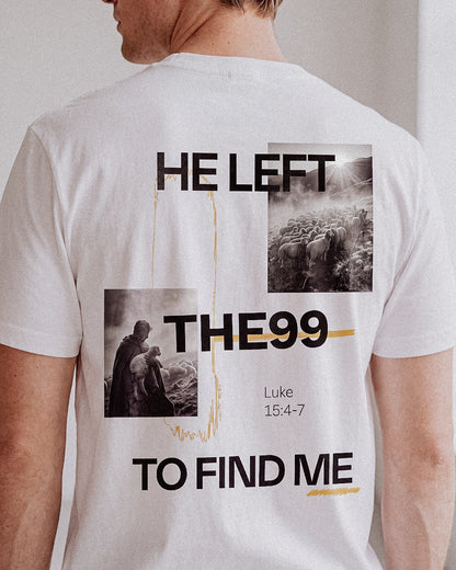 REGULAR FIT T-SHIRT HE LEFT THE 99 TO FIND ME - model-2.jpg - 5