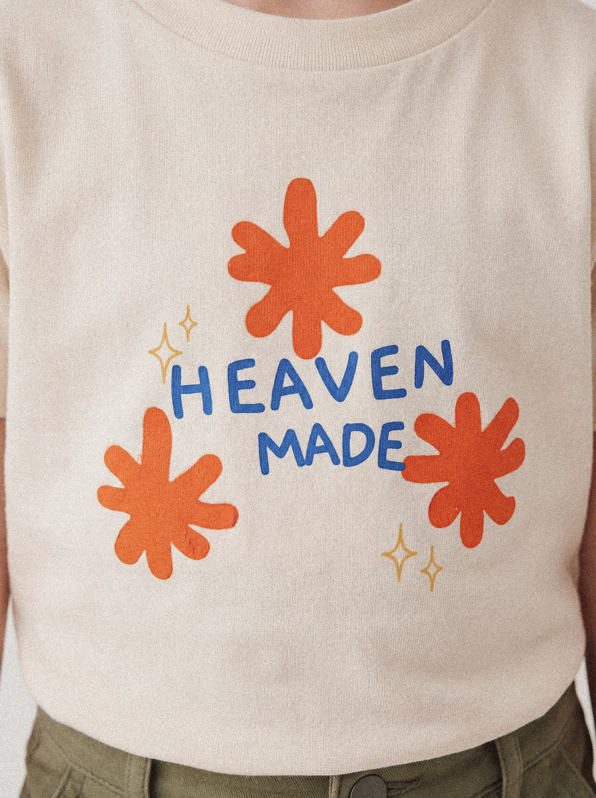 KIDS REGULAR FIT T-SHIRT HEAVEN MADE - model-2.jpg - 3