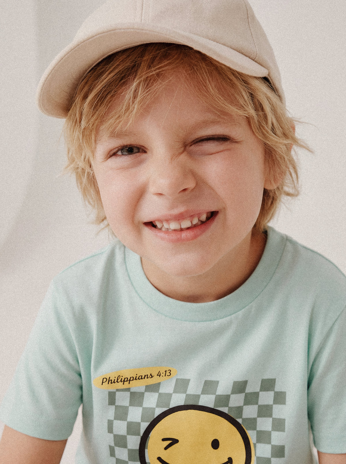 KIDS REGULAR FIT T-SHIRT I CAN DO ALL THINGS THROUGH CHRIST BOY - model-2.jpg - 3