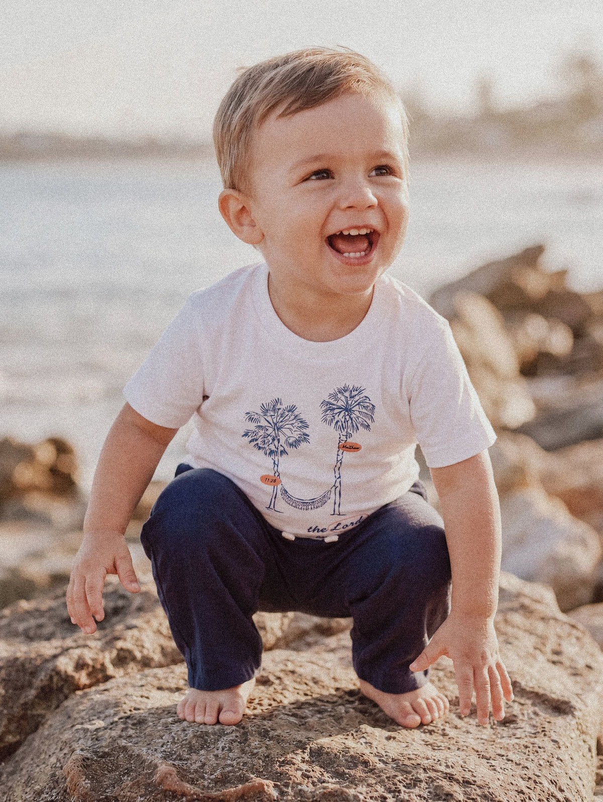 KIDS REGULAR FIT T-SHIRT THE LORD IS MY REST - model-2.jpg - 3