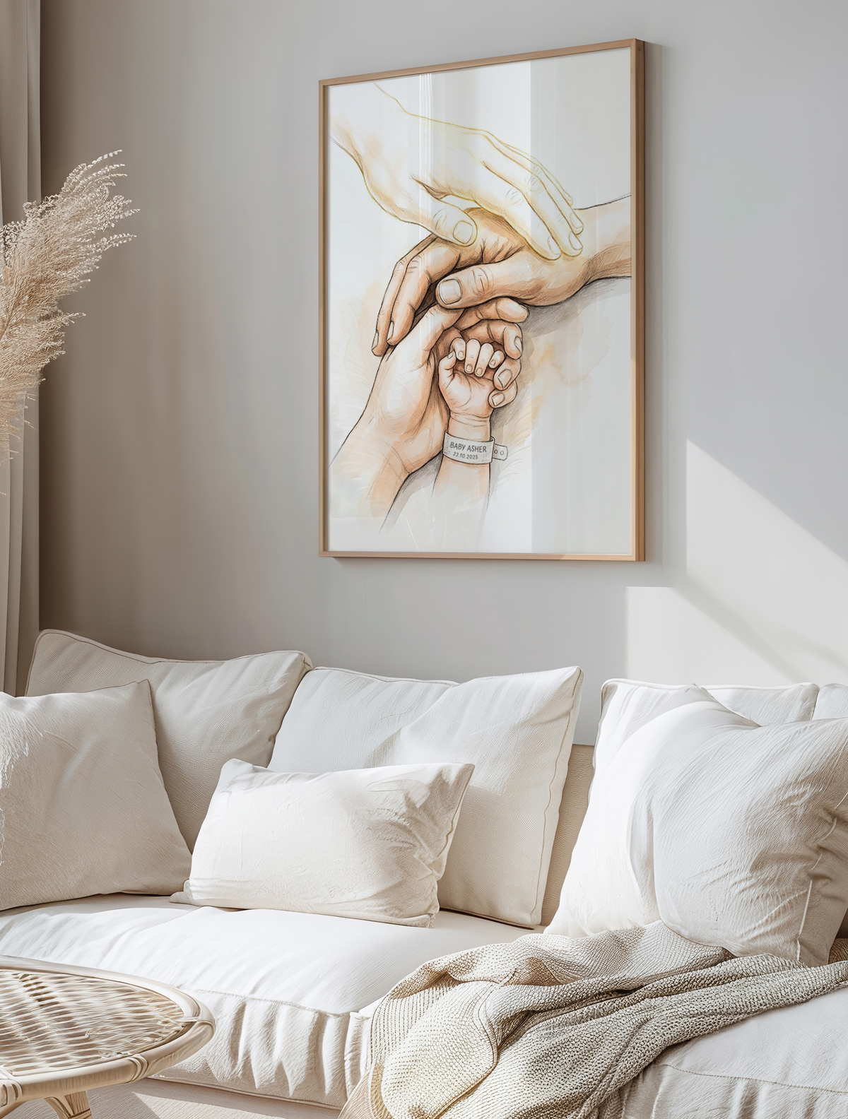 POSTER PERSONALIZAT HOLDING HANDS