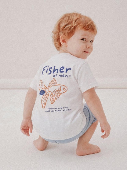 KIDS REGULAR FIT T-SHIRT FISHER OF MEN - model-3.jpg - 4