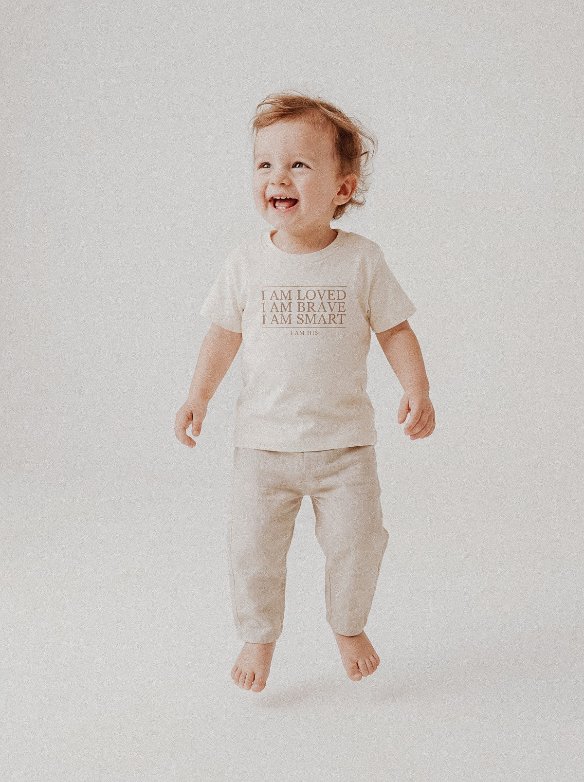 BABY REGULAR FIT T-SHIRT I AM HIS - model-3.jpg - 2