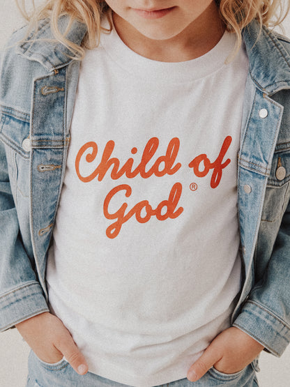 KIDS REGULAR FIT T-SHIRT CHILD OF GOD SCRIPT - model-3.jpg - 4