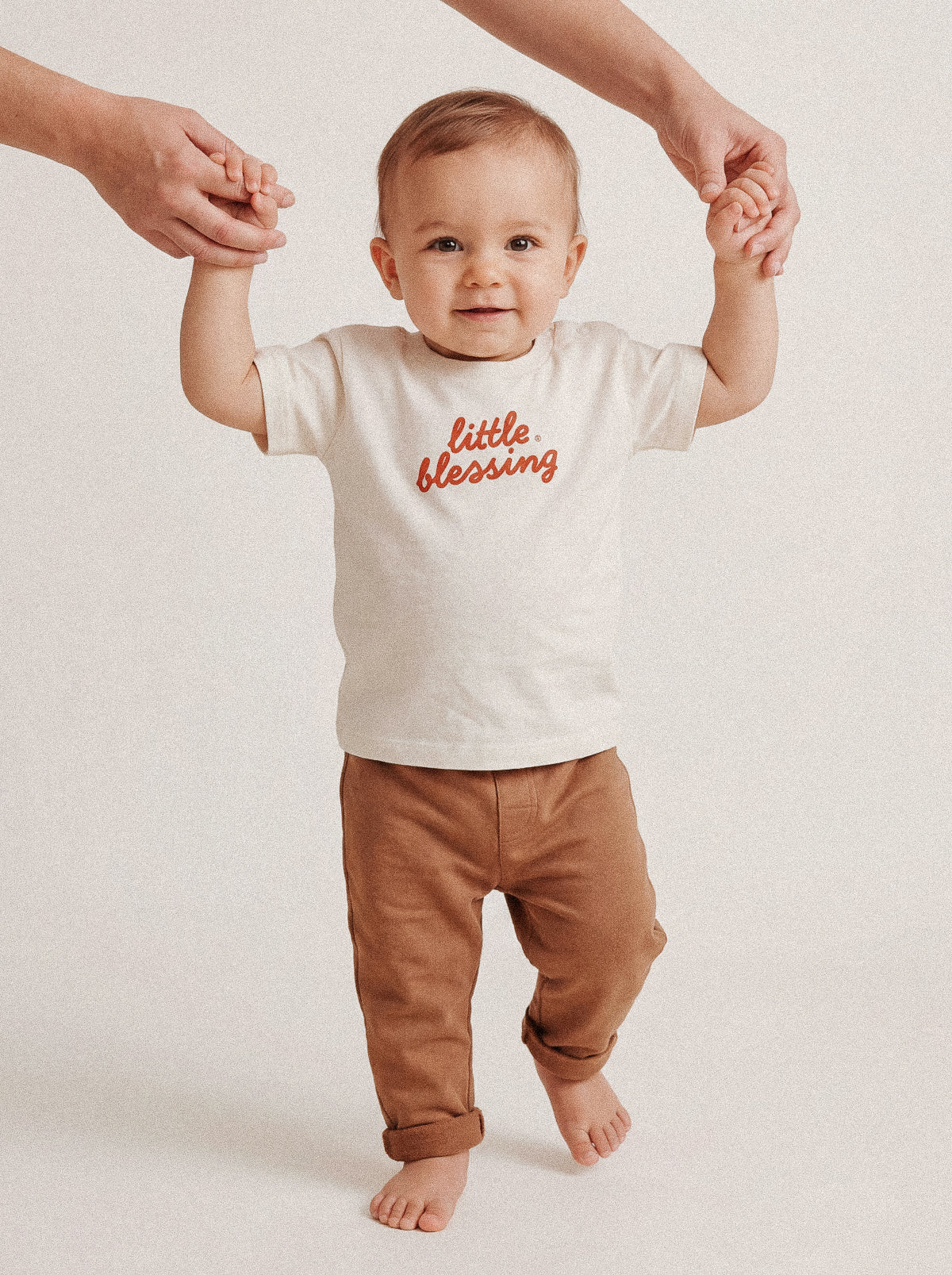 BABY REGULAR FIT T-SHIRT LITTLE BLESSING - model-3.jpg - 4