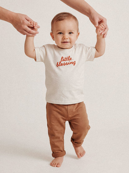BABY REGULAR FIT T-SHIRT LITTLE BLESSING - model-3.jpg - 4
