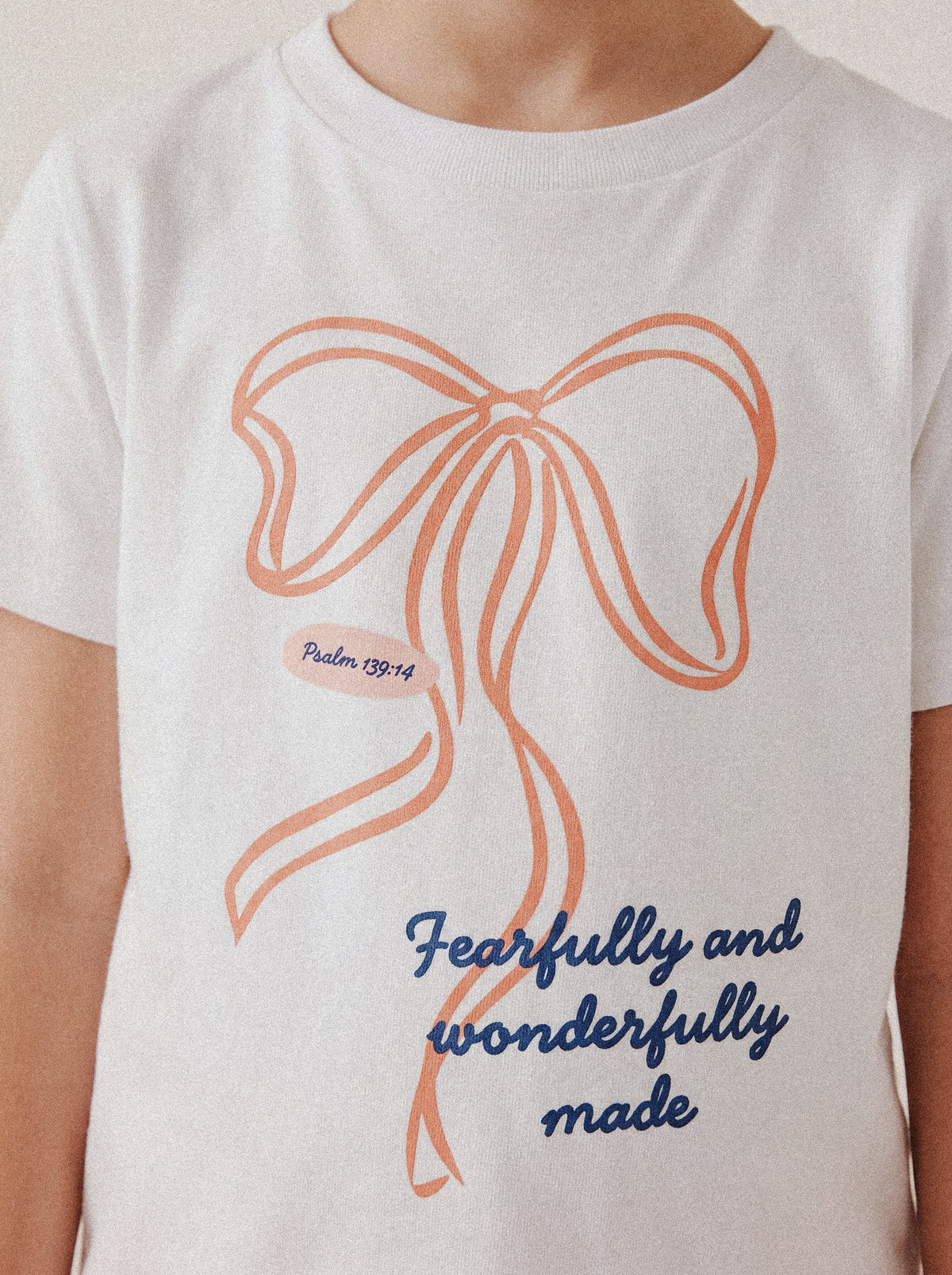 KIDS REGULAR FIT T-SHIRT FEARFULLY AND WONDERFULLY MADE - model-3.jpg - 4
