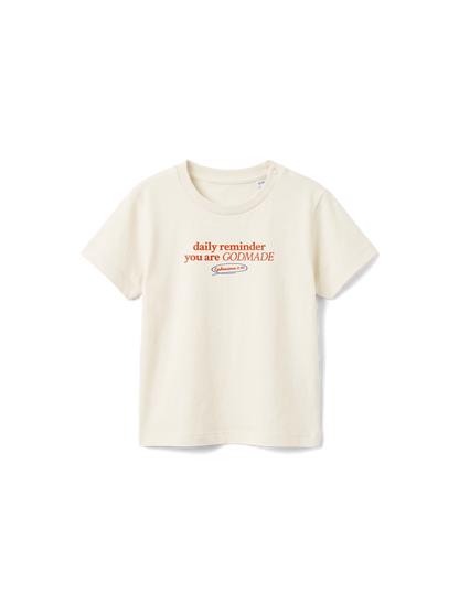 BABY REGULAR FIT T-SHIRT GODMADE - natural-raw-front.png - 1