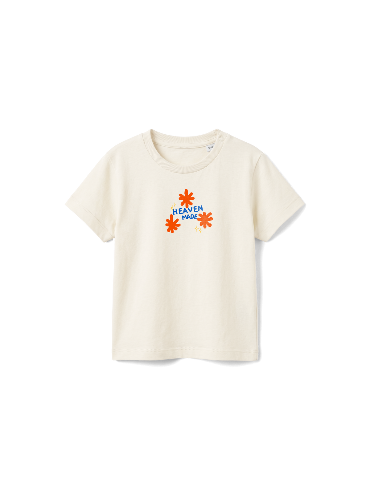 BABY REGULAR FIT T-SHIRT HEAVEN MADE - natural-raw-front.png - 7