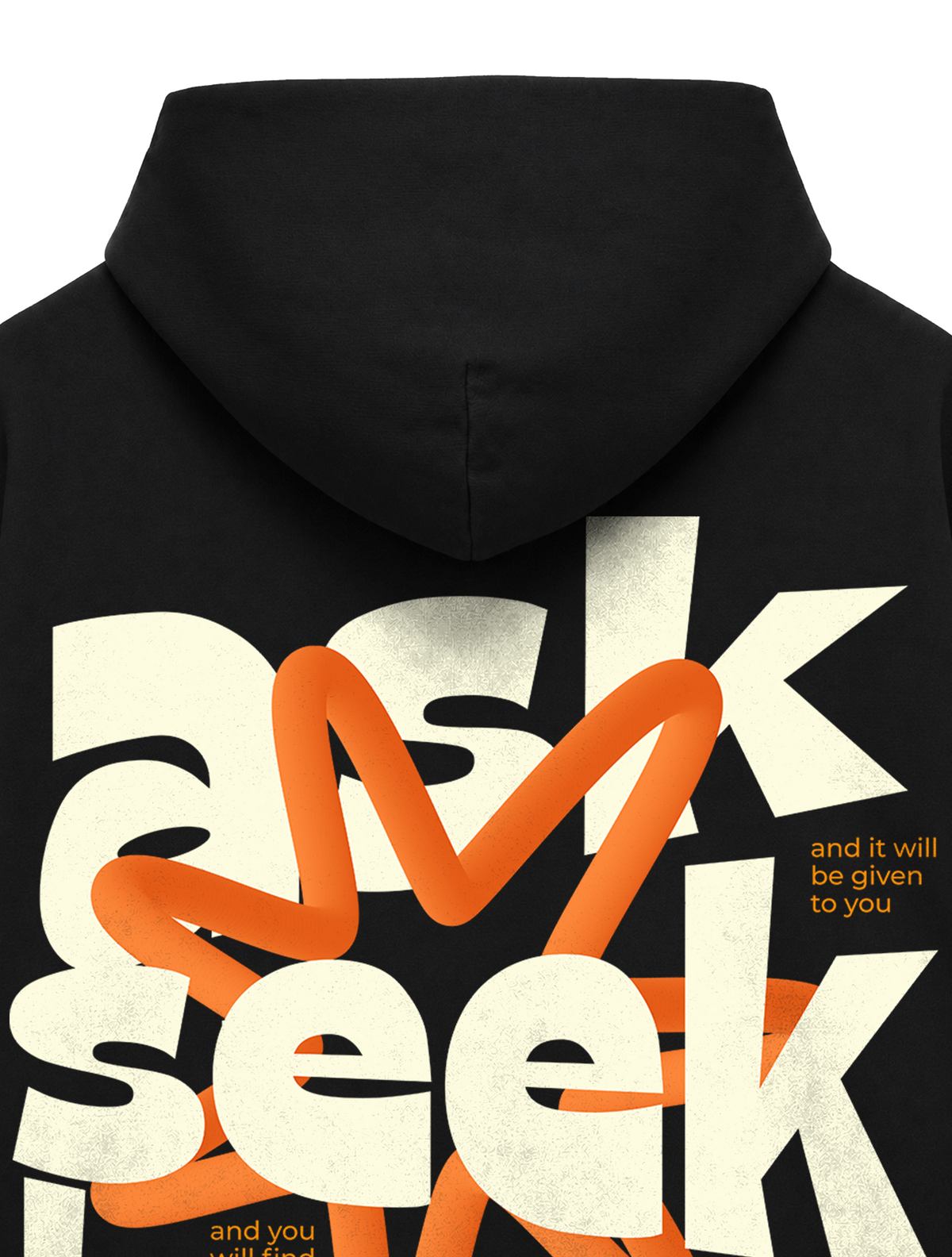 OVERSIZED HOODIE ASK SEEK KNOCK - slammer-black-back-close-1.png - 7