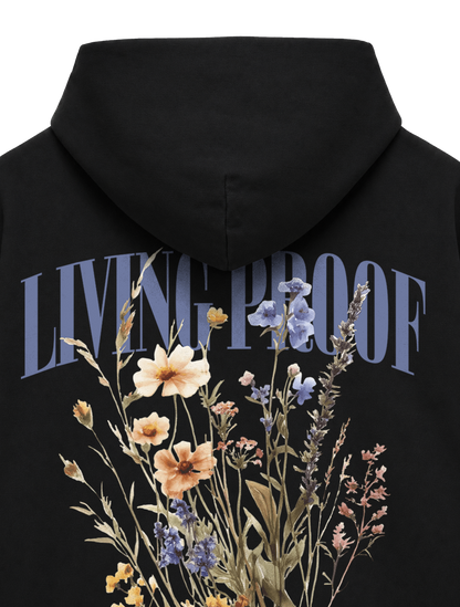 OVERSIZED HOODIE LIVING PROOF OF A LOVING GOD - slammer-black-back-close-1.png - 6