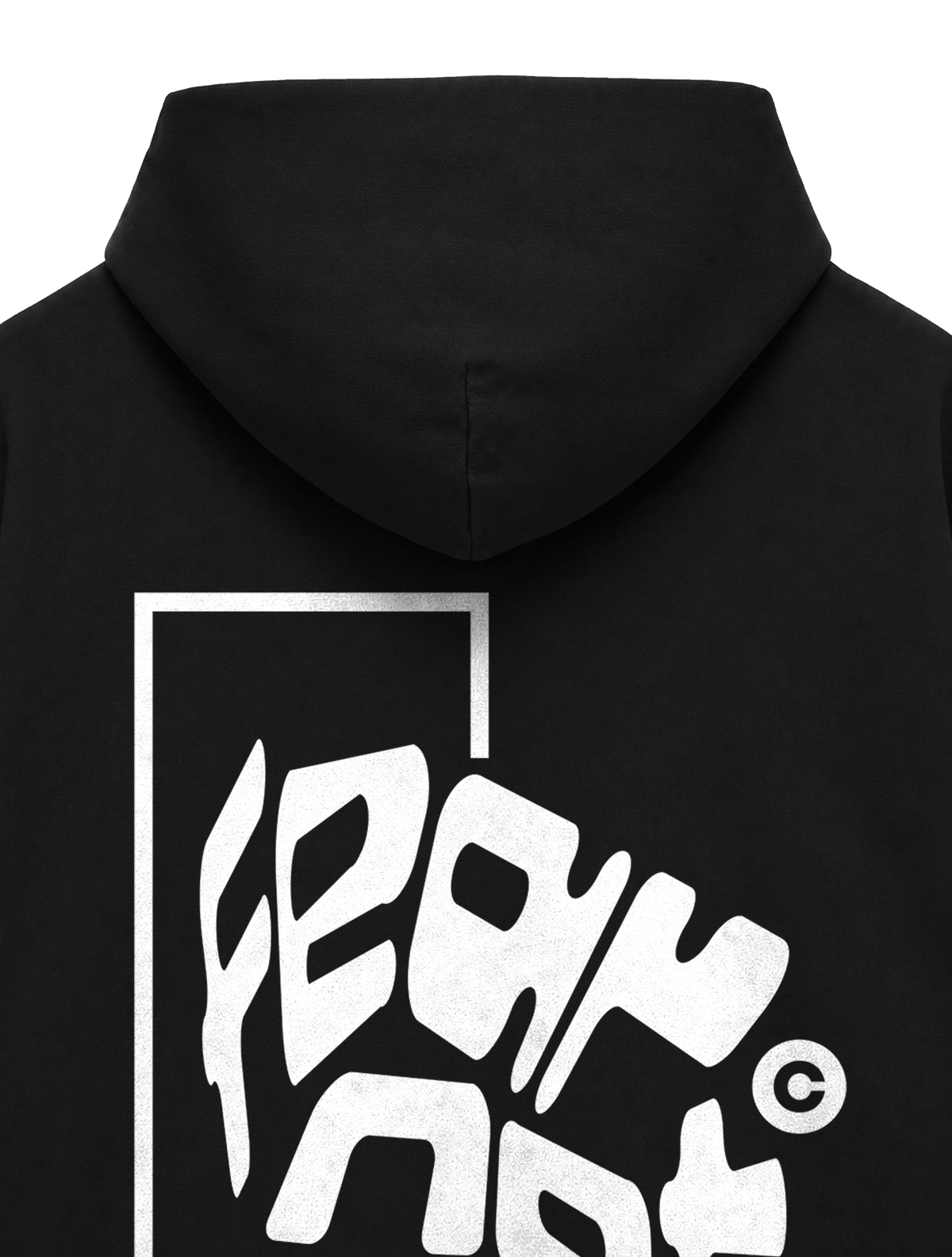 OVERSIZED HOODIE FEAR NOT BOLD - slammer-black-back-close-1.png - 7