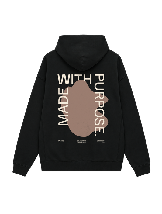 OVERSIZED HOODIE MADE WITH PURPOSE - slammer-black-back.png - 1