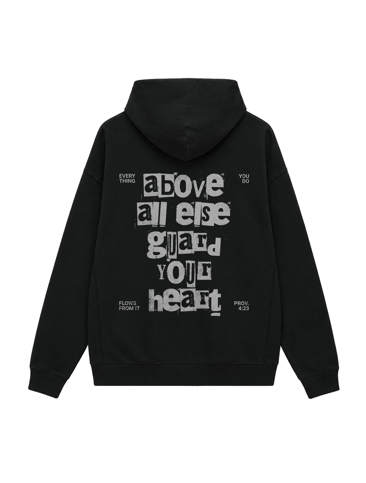 OVERSIZED HOODIE GUARD YOUR HEART - slammer-black-back.png - 1
