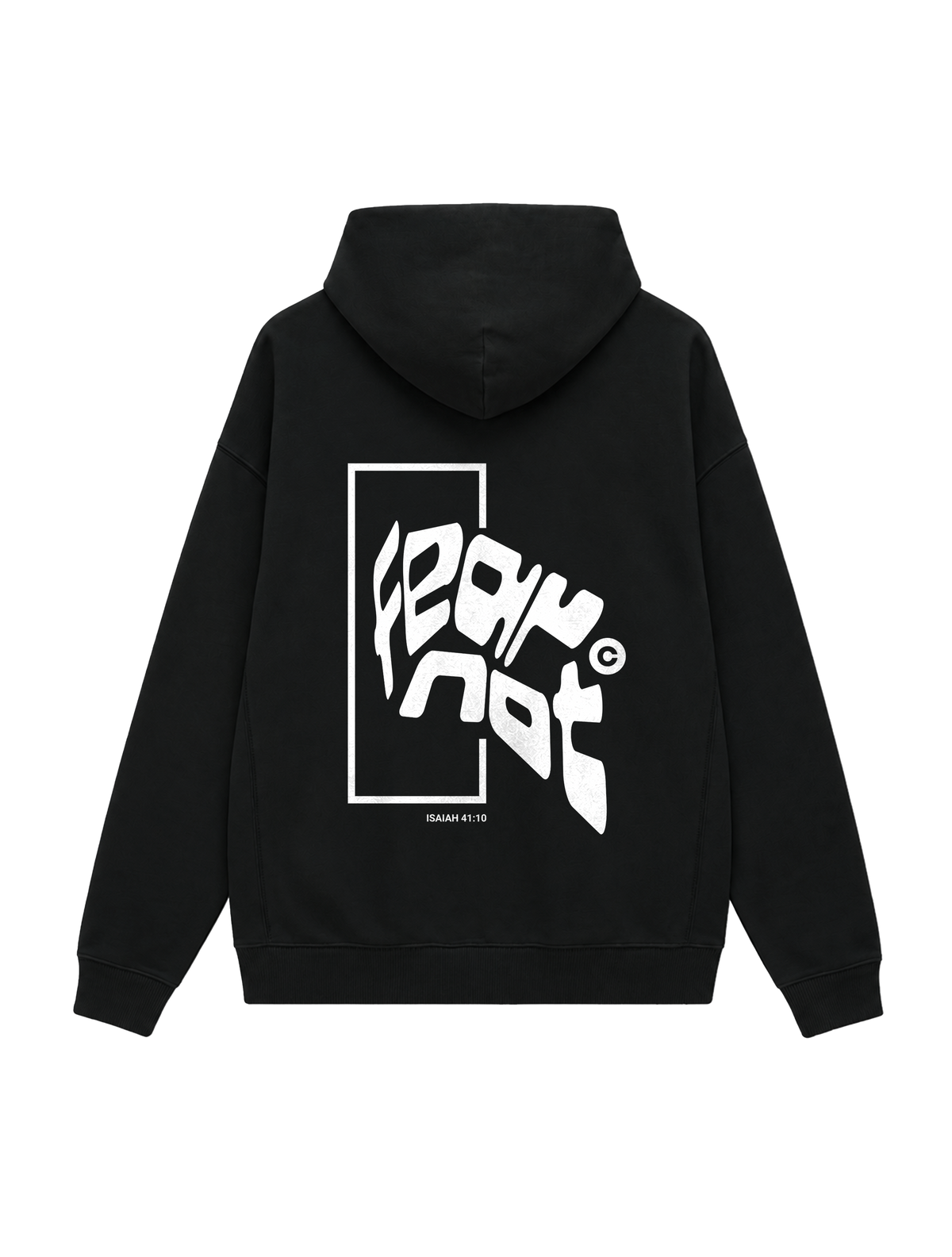 OVERSIZED HOODIE FEAR NOT BOLD - slammer-black-back.png - 6