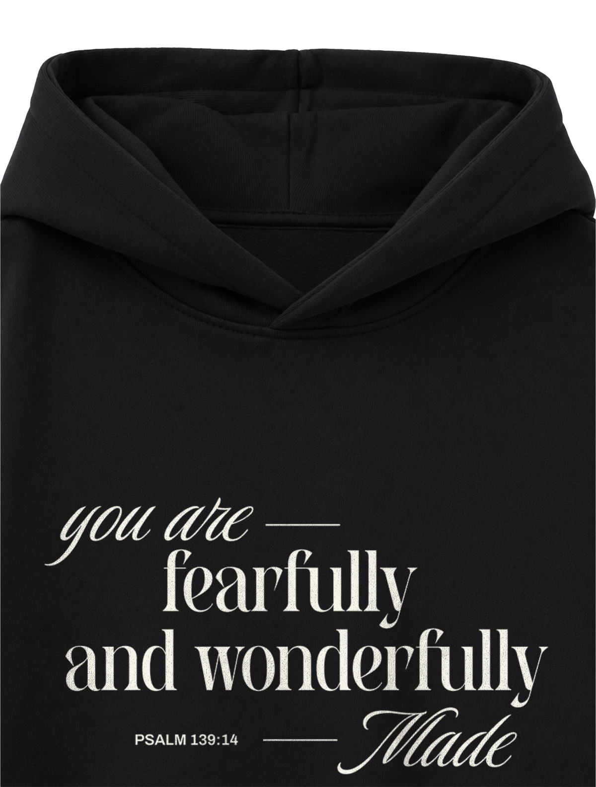 OVERSIZED HOODIE YOU ARE FEARFULLY AND WONDERFULLY MADE - slammer-black-front-close-1.png - 6