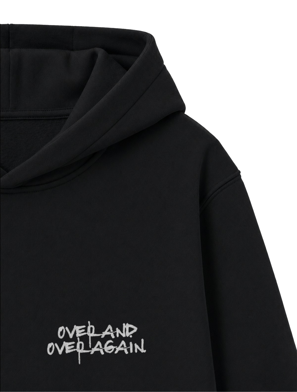 OVERSIZED HOODIE GODS BEEN GOOD TO ME - slammer-black-front-close-2.png - 4