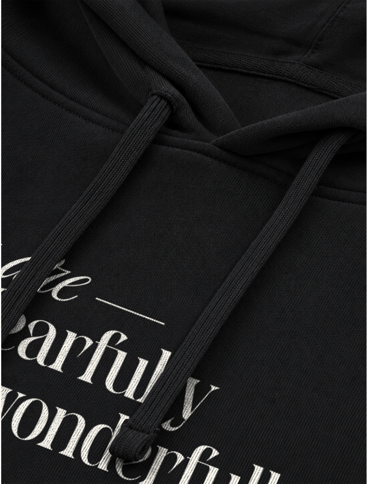 OVERSIZED HOODIE YOU ARE FEARFULLY AND WONDERFULLY MADE - slammer-black-front-close-3.png - 7