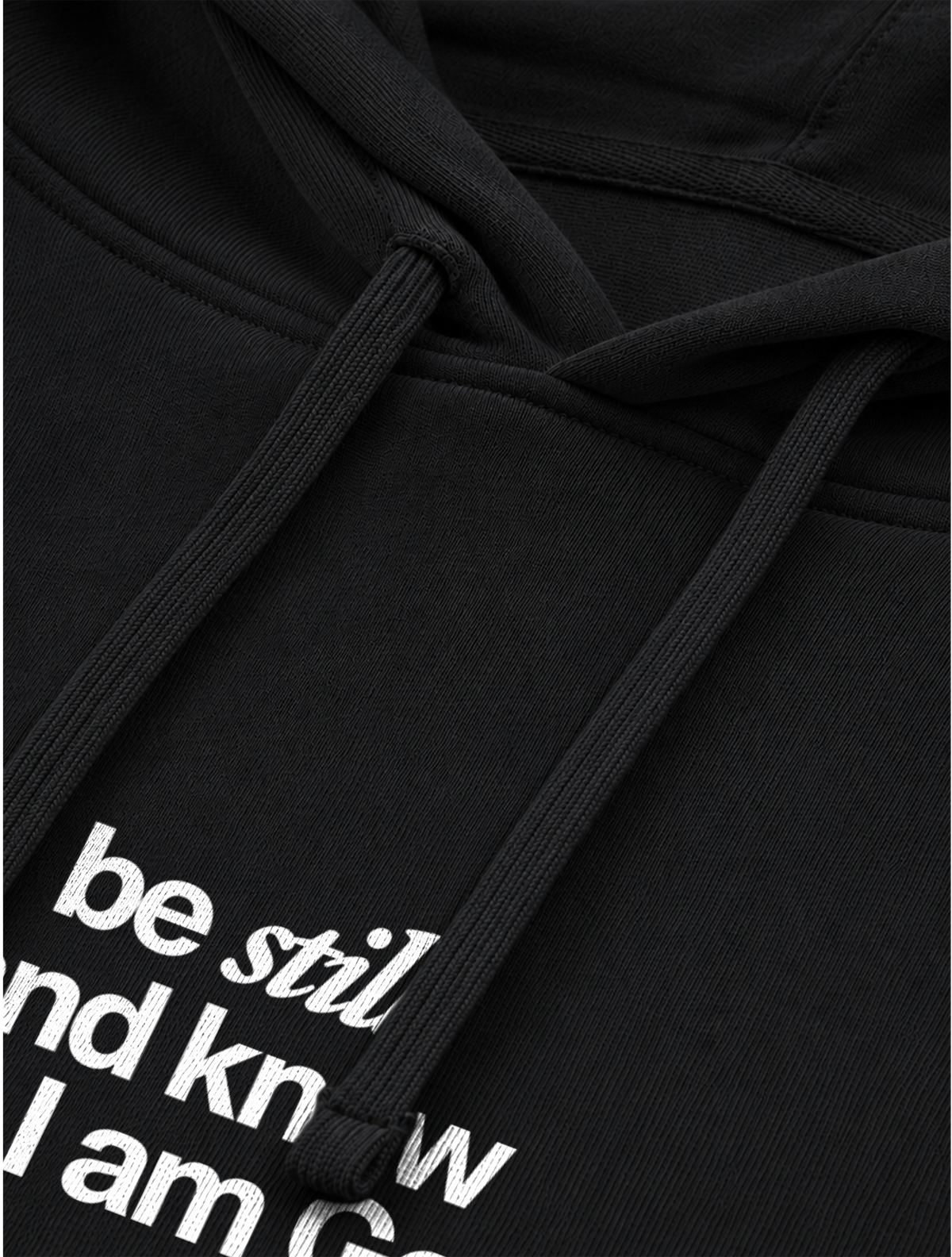OVERSIZED HOODIE BE STILL AND KNOW - slammer-black-front-close-3.png - 7