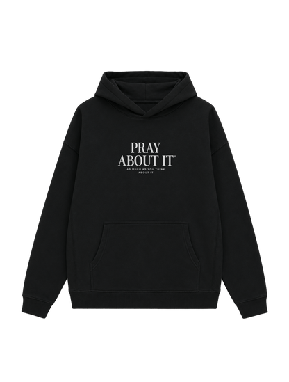OVERSIZED HOODIE PRAY ABOUT IT - slammer-black-front.png - 5
