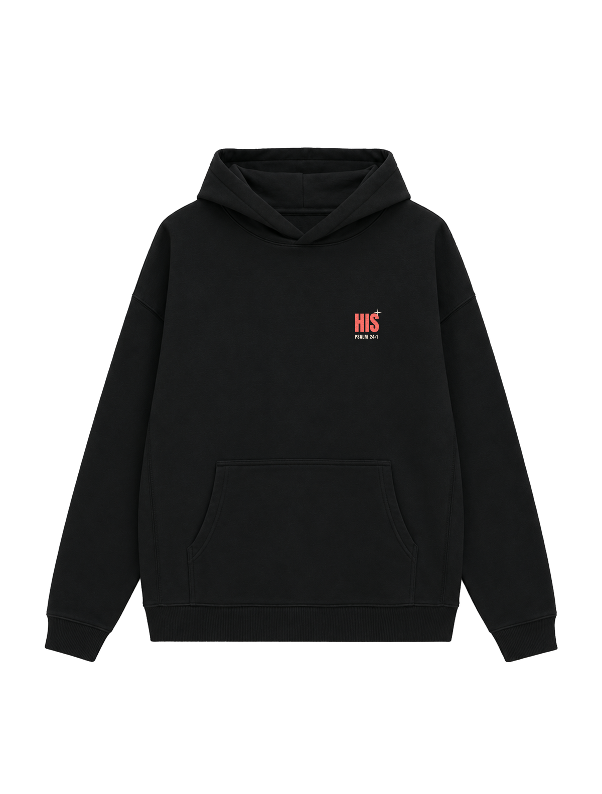 OVERSIZED HOODIE HIS WORLD MAN - slammer-black-front.png - 3