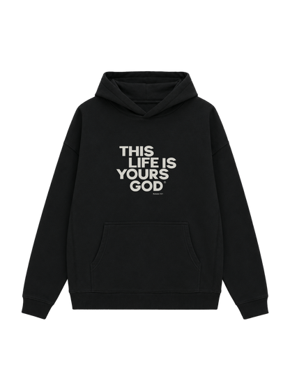 OVERSIZED HOODIE THIS LIFE IS YOURS GOD - slammer-black-front.png - 5