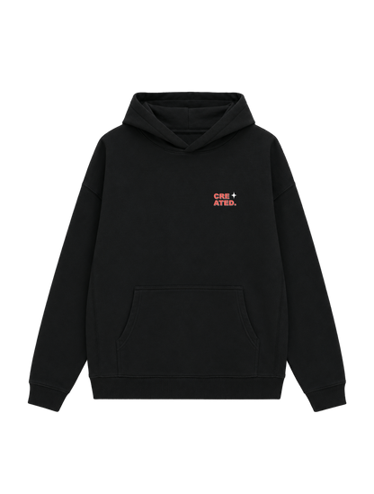 OVERSIZED HOODIE CREATED BY GOD MAN - slammer-black-front.png - 3