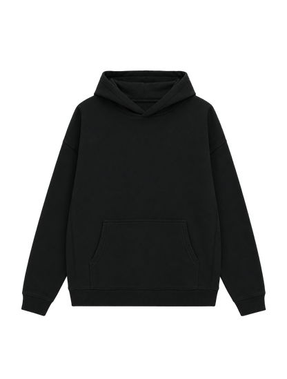 OVERSIZED HOODIE GOD IS LOVE - slammer-black-front.png - 4