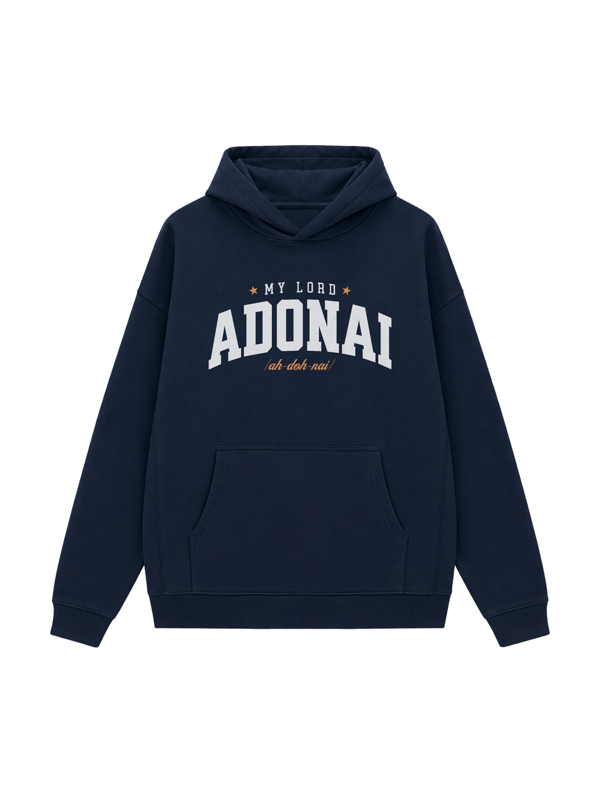 OVERSIZED HOODIE ADONAI - slammer-french-navy-front.png - 1