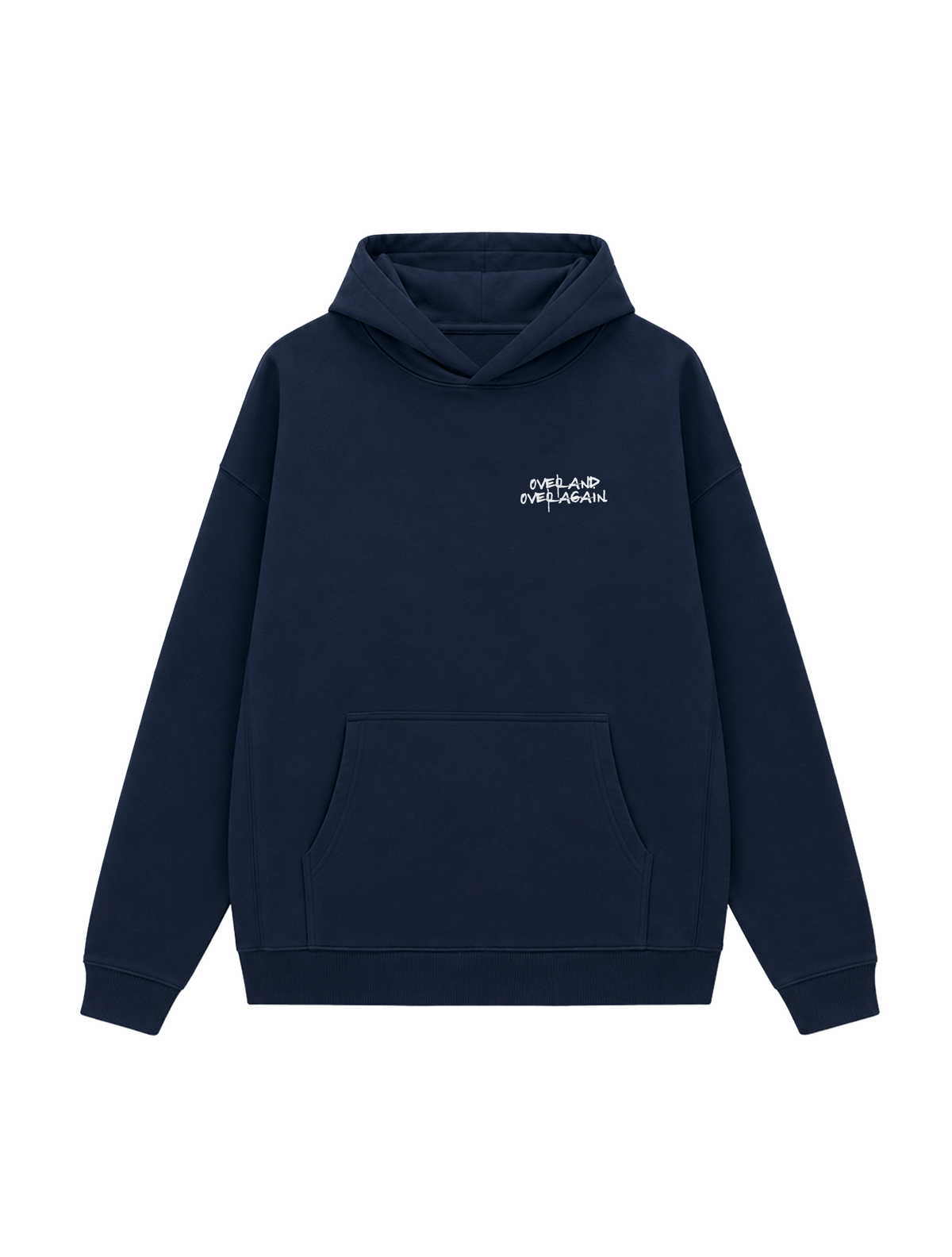 OVERSIZED HOODIE GODS BEEN GOOD TO ME - slammer-french-navy-front.png - 8