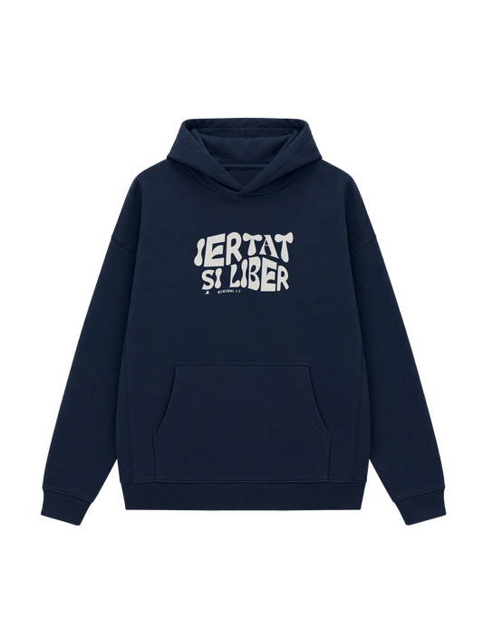 OVERSIZED HOODIE IERTAT SI LIBER - slammer-french-navy-front.png - 1