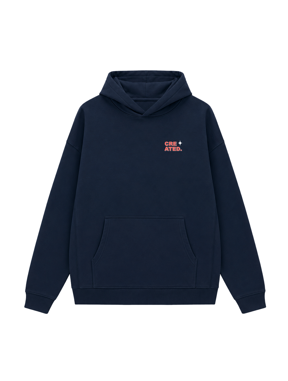 OVERSIZED HOODIE CREATED BY GOD MAN - slammer-french-navy-front.png - 8