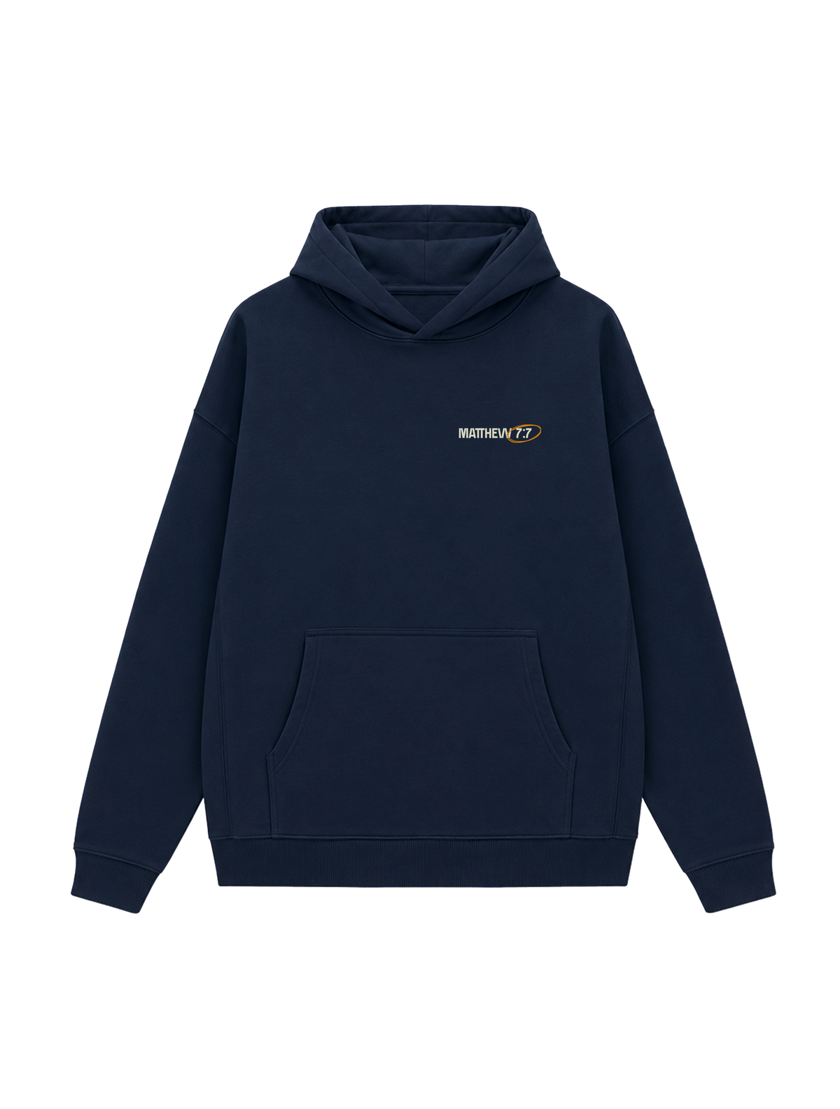 OVERSIZED HOODIE ASK SEEK KNOCK - slammer-french-navy-front.png - 3