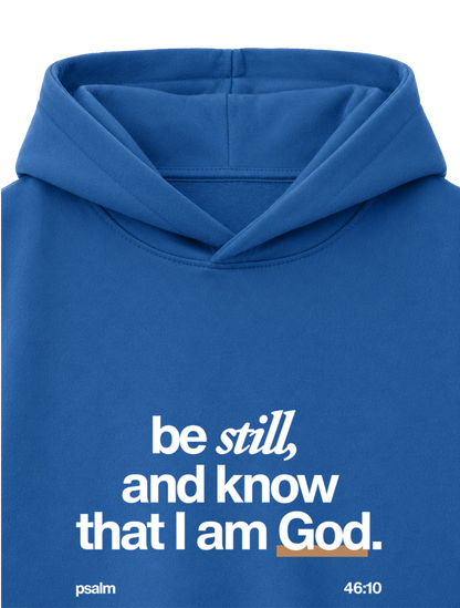 OVERSIZED HOODIE BE STILL AND KNOW - slammer-mindful-blue-front-close-1.png - 2