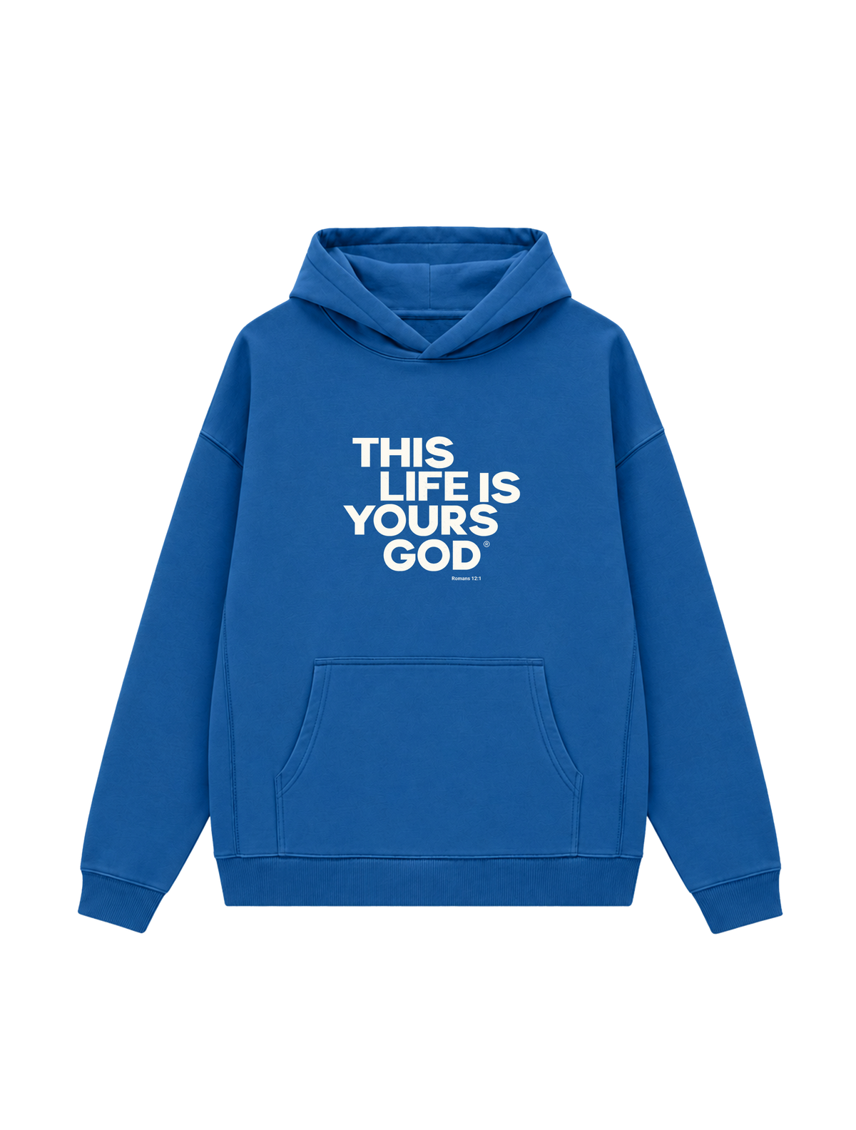 OVERSIZED HOODIE THIS LIFE IS YOURS GOD - slammer-mindful-blue-front.png - 1