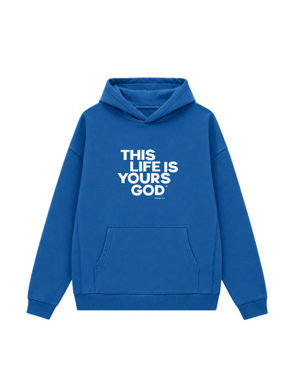 OVERSIZED HOODIE THIS LIFE IS YOURS GOD - slammer-mindful-blue-front.png - 1