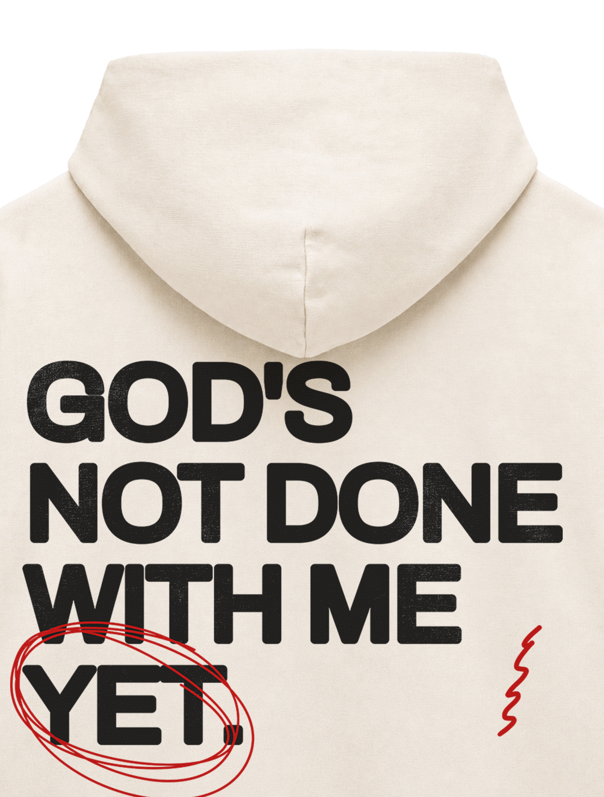OVERSIZED HOODIE GODS NOT DONE - slammer-natural-raw-back-close-1.png - 2