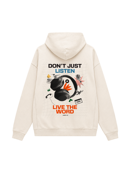 OVERSIZED HOODIE LIVE THE WORD - slammer-natural-raw-back.png - 1