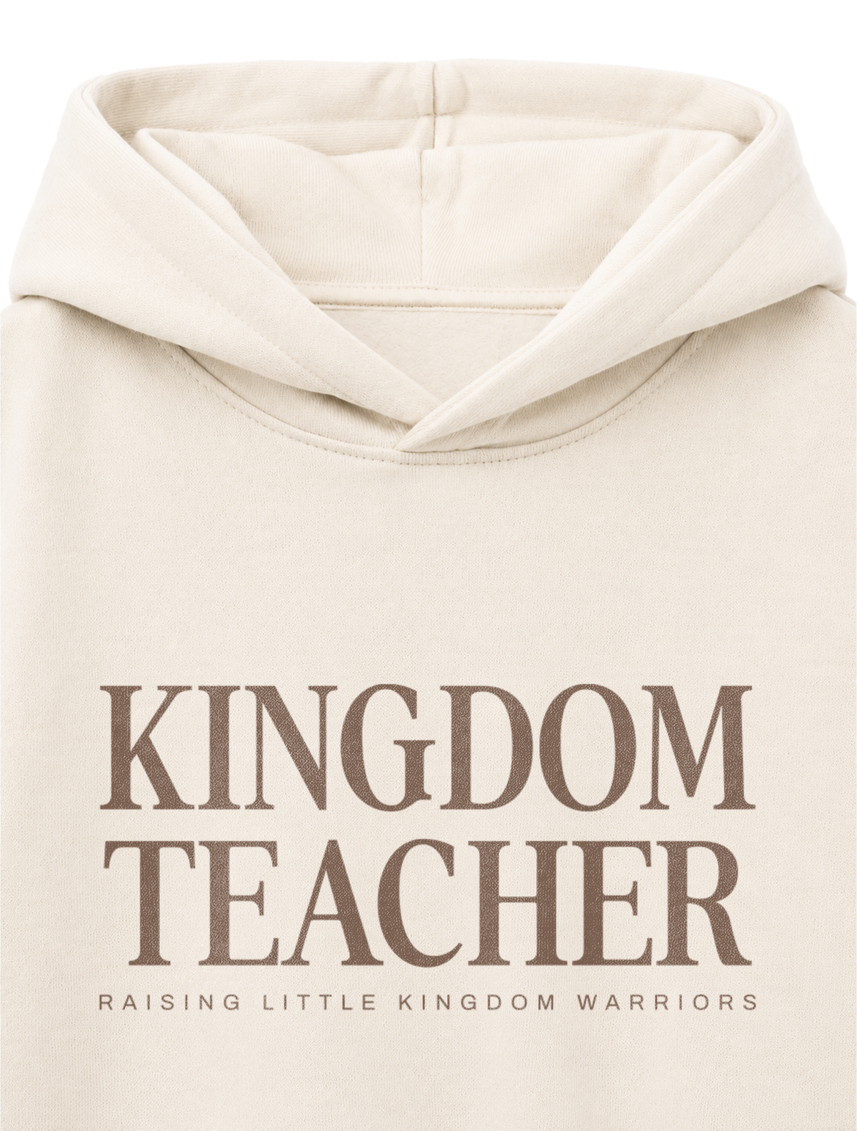 OVERSIZED HOODIE KINGDOM TEACHER - slammer-natural-raw-front-close-1.png - 2