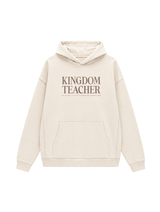 OVERSIZED HOODIE KINGDOM TEACHER - slammer-natural-raw-front.png - 1