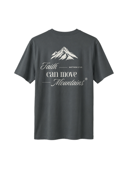 RELAXED FIT T-SHIRT FAITH CAN MOVE MOUNTAINS - sparker-anthracite-back.png - 4