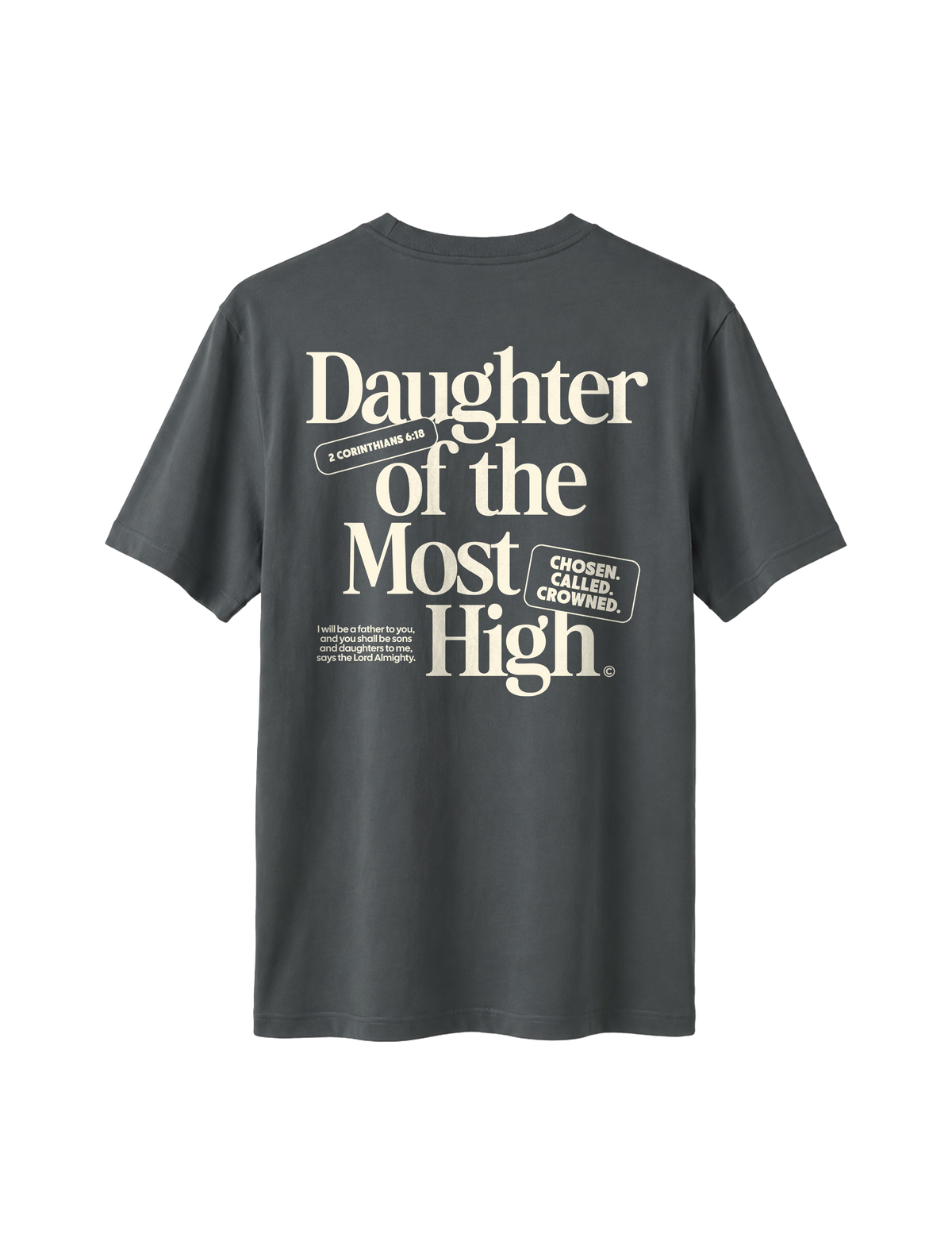 RELAXED FIT T-SHIRT DAUGHTER OF THE MOST HIGH - sparker-anthracite-back.png - 5