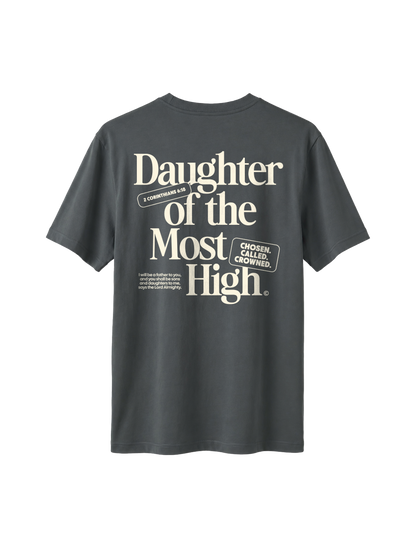 RELAXED FIT T-SHIRT DAUGHTER OF THE MOST HIGH - sparker-anthracite-back.png - 5