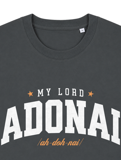 RELAXED FIT T-SHIRT ADONAI - sparker-anthracite-front-close-1.png - 6