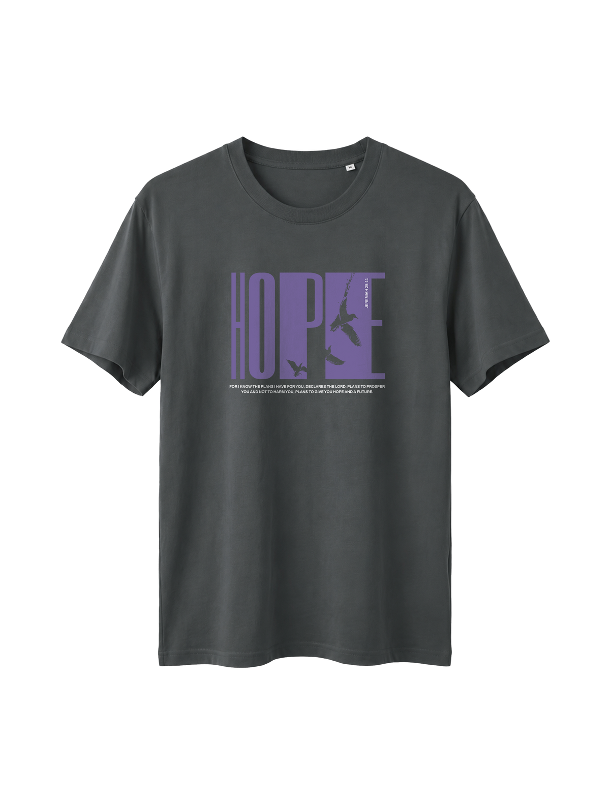 RELAXED FIT T-SHIRT HOPE - sparker-anthracite-front.png - 4