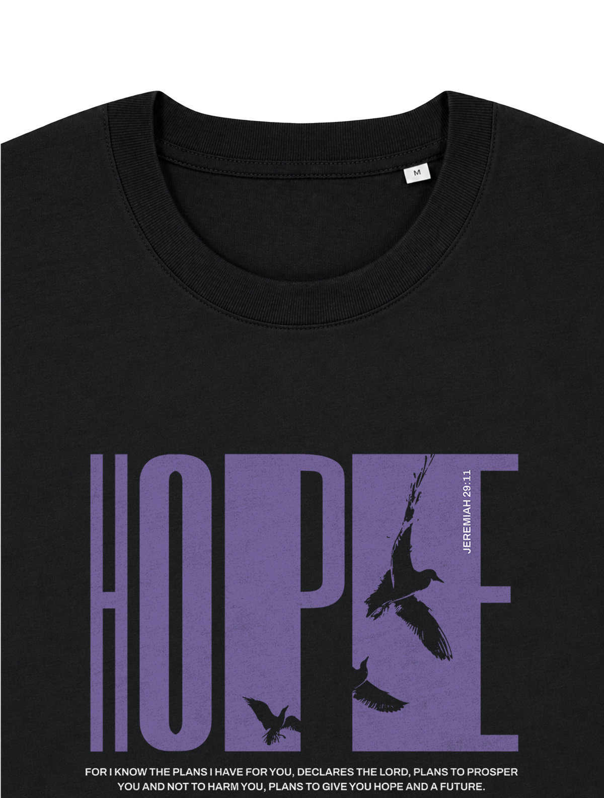 RELAXED FIT T-SHIRT HOPE - sparker-black-front-close-1.png - 8