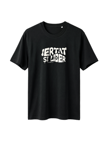 RELAXED FIT T-SHIRT IERTAT SI LIBER - sparker-black-front.png - 4