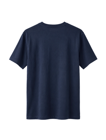RELAXED FIT T-SHIRT HOPE - sparker-french-navy-back.png - 3